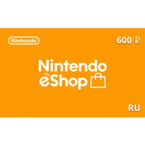Подарочная карта Nintendo eShop Card 600 RUB