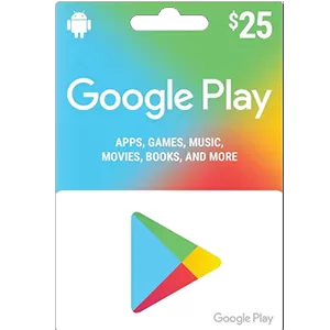 Подарочная карта Google Play $25