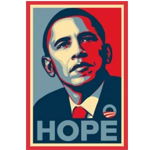 Постер Обама Hope